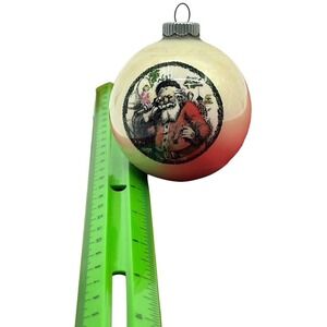 HUGE LOT Vintage Christmas Ornaments Santa Mixed 9 Pieces In all